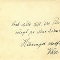 1922 - 24 arbetade Wiktor på Spetsbergen med gruvbrytning, och sände en hälsning hem med några foton.